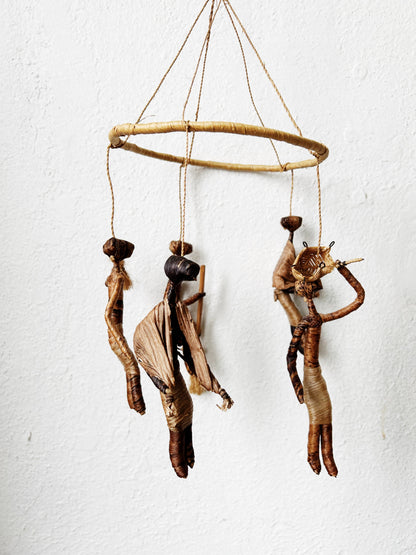 Handmade Vintage African Mobile