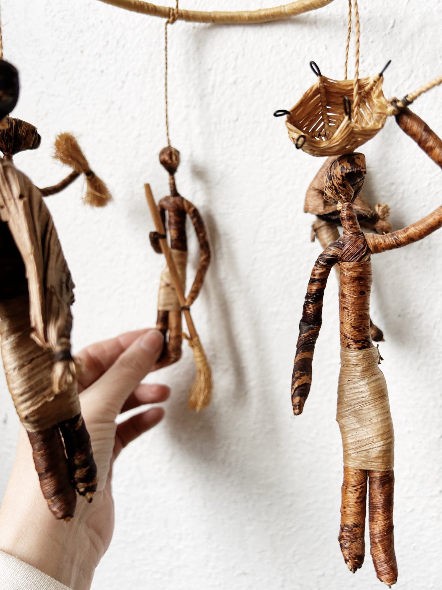 Handmade Vintage African Mobile