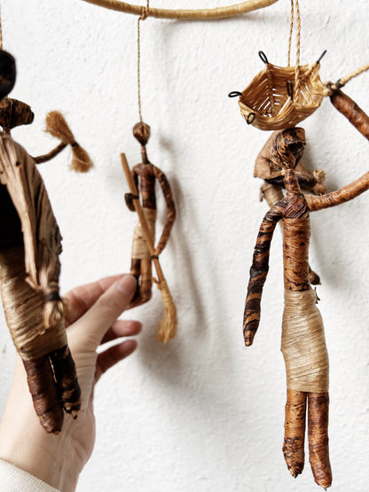 Handmade Vintage African Mobile
