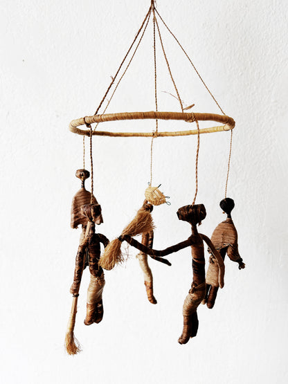 Handmade Vintage African Mobile