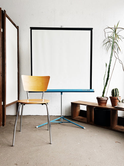 Mid Century Da-Lite Collapsible Projector Screen
