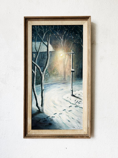 Mid Century Original Signed Painting