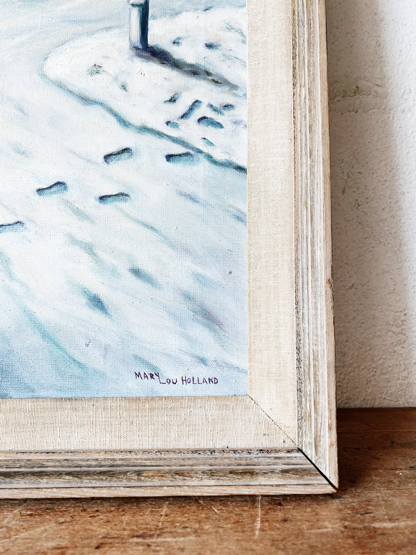 Mid Century Original Signed Painting