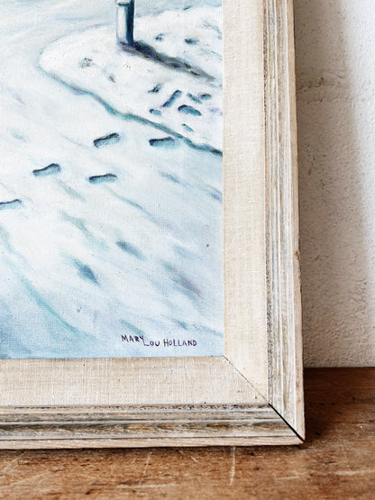 Mid Century Original Signed Painting
