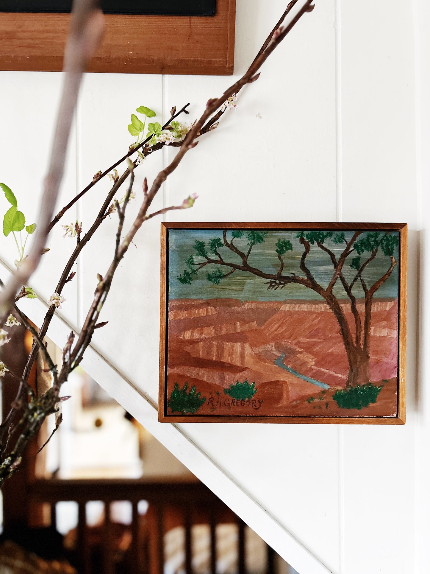 Vintage Framed Landscape