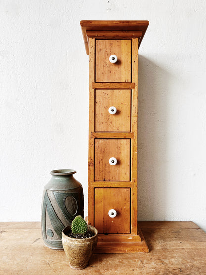 Vintage Wood Chest of Drawers