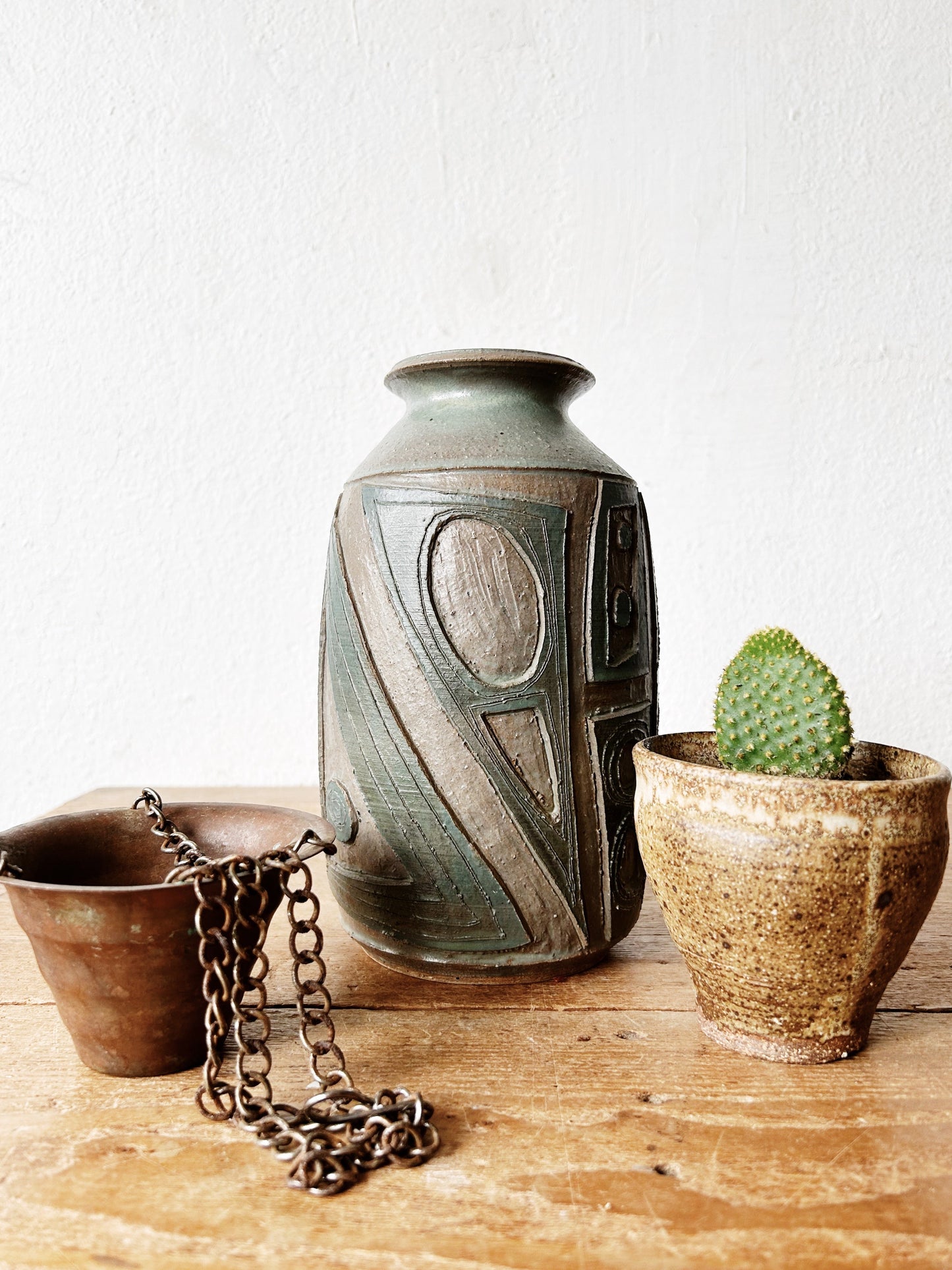 1970’s Studio Pottery Vase Signed