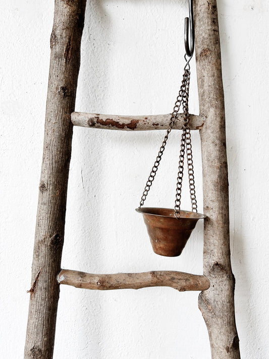 Vintage Hanging Copper Pot