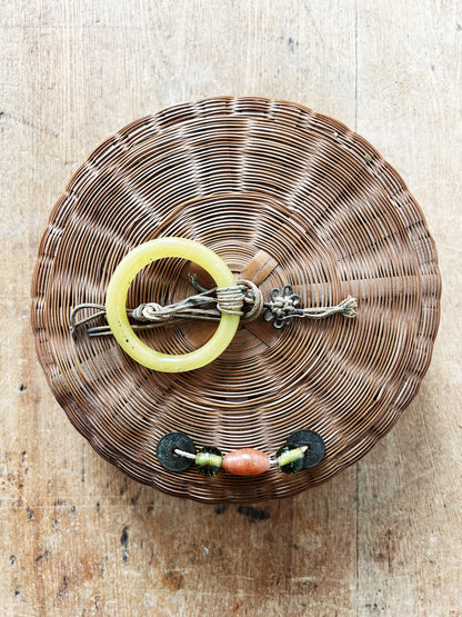 Antique Japanese Sewing Basket