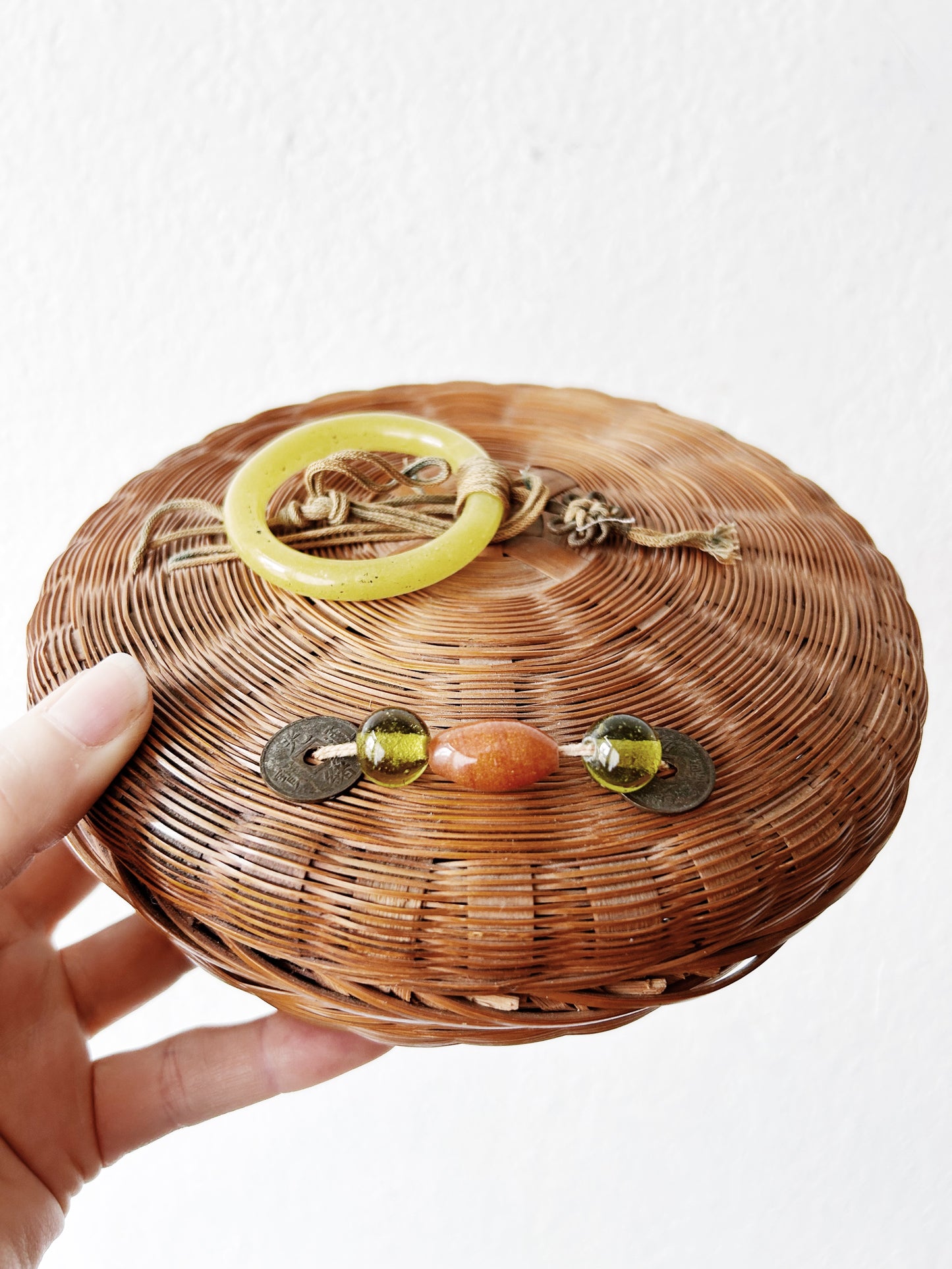 Antique Japanese Sewing Basket