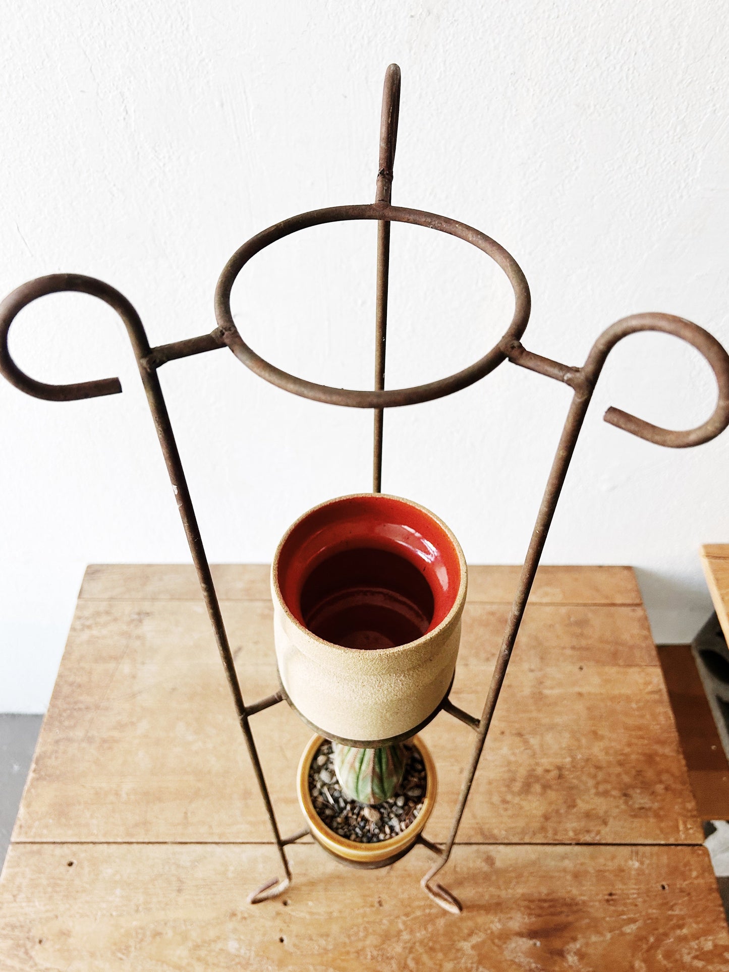 Vintage Iron Plant Stand