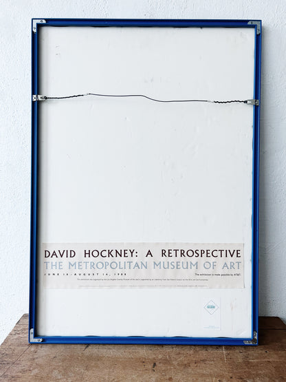 Vintage David Hockney Gallery Poster