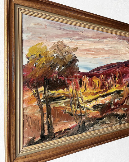Vintage Expressionist Landscape