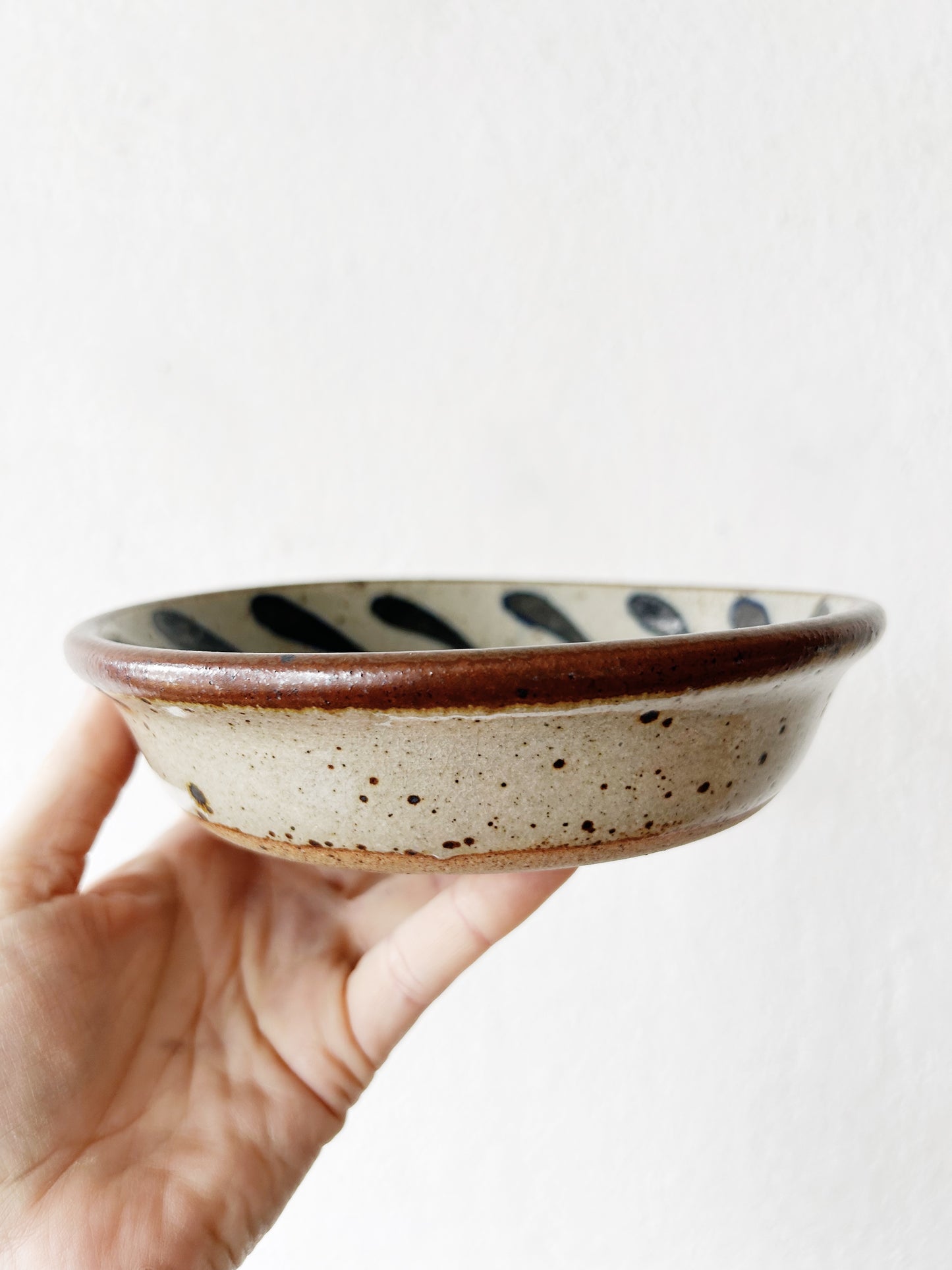 Set of Five Vintage Stoneware Bowls