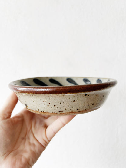 Set of Five Vintage Stoneware Bowls