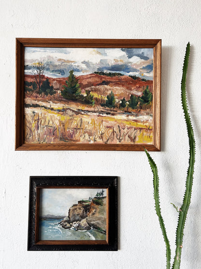 Vintage Oil Landscape Painting