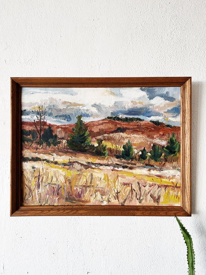 Vintage Oil Landscape Painting