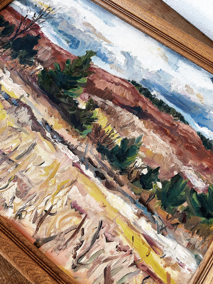 Vintage Oil Landscape Painting
