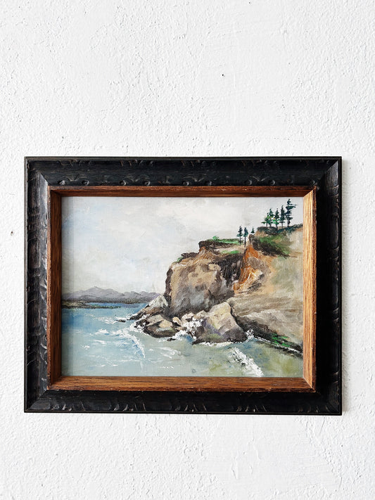 Antique Seascape Painting