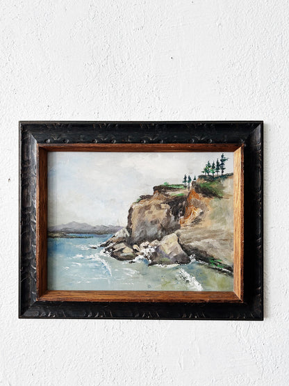 Antique Seascape Painting