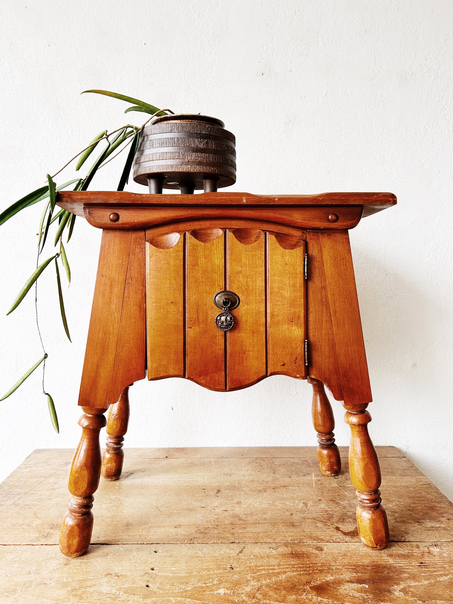1940’s Petite Rancho Style Maple Cabinet
