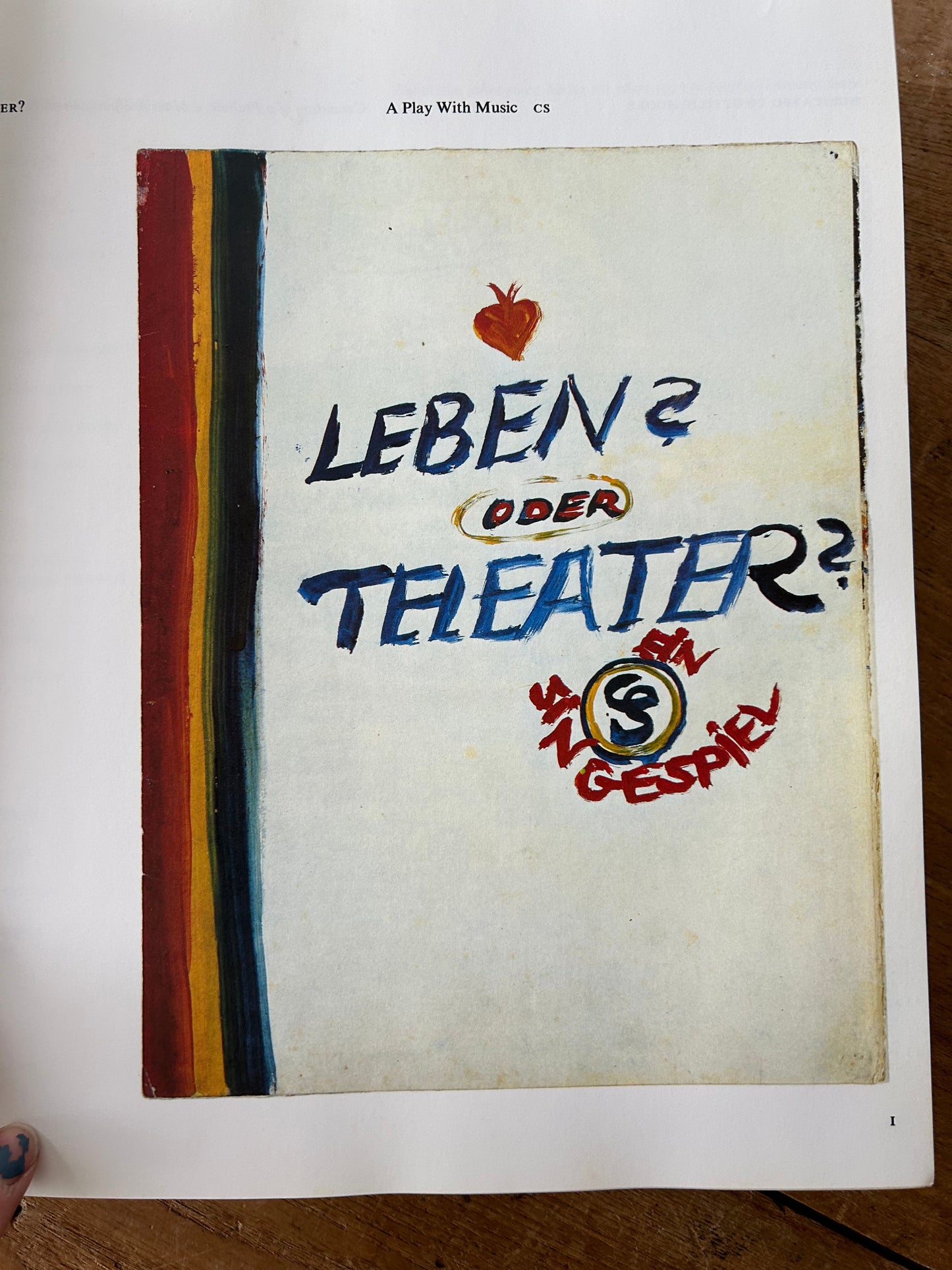 Charlotte Salomon- Life or Theatre? Vintage Hard Cover Art Book