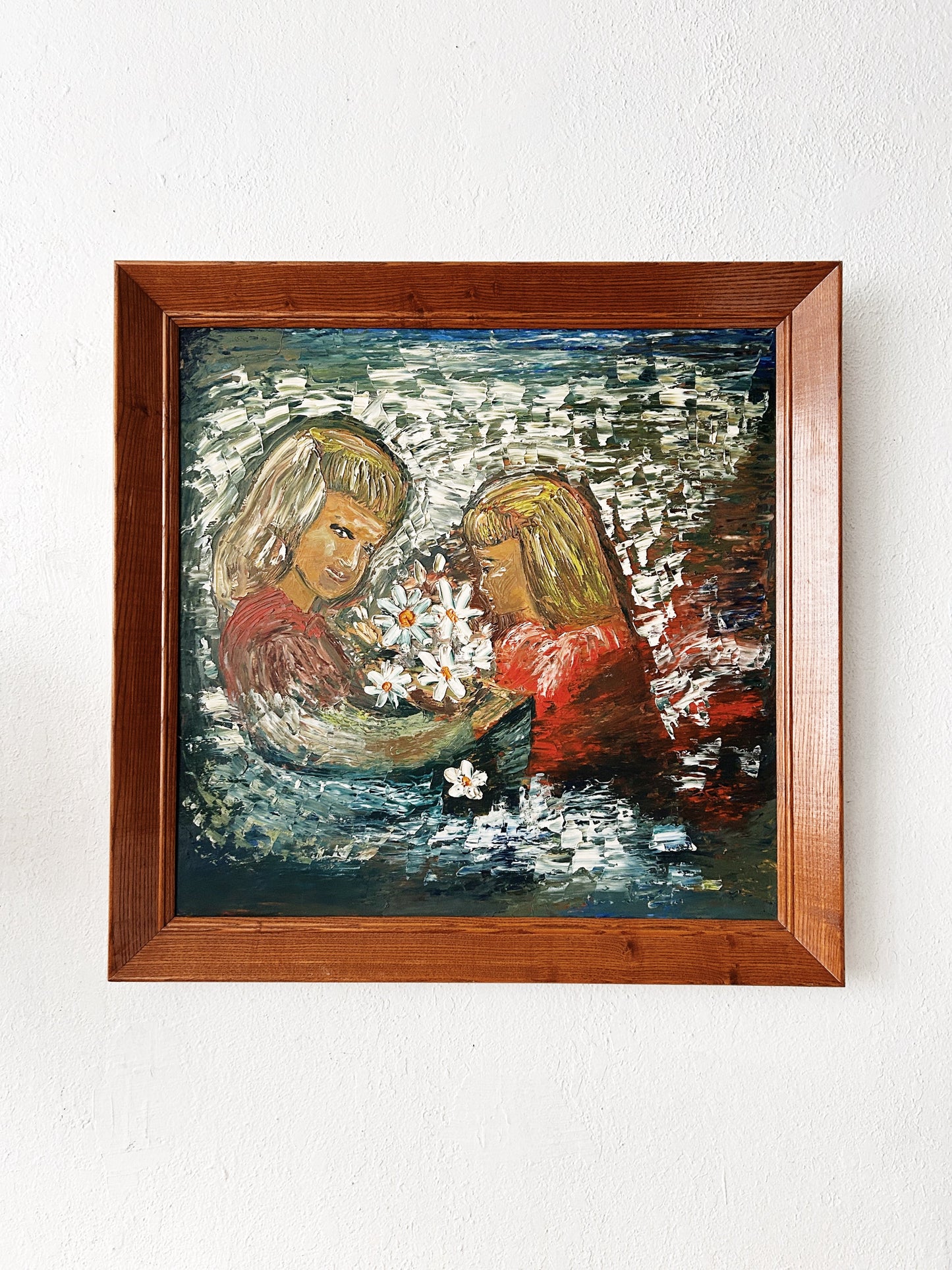 Large Scale Vintage Original Oil Painting