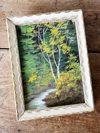 Petite Landscape Painting