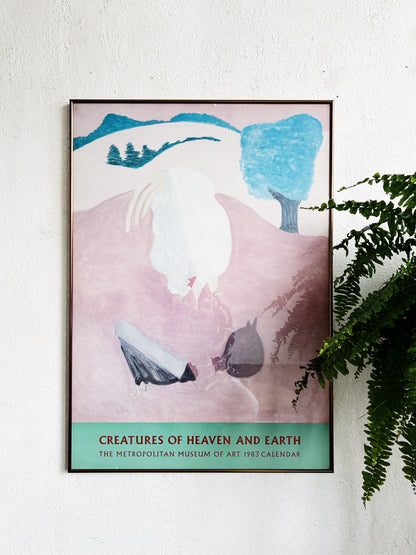 Vintage Milton Avery Framed Gallery Poster