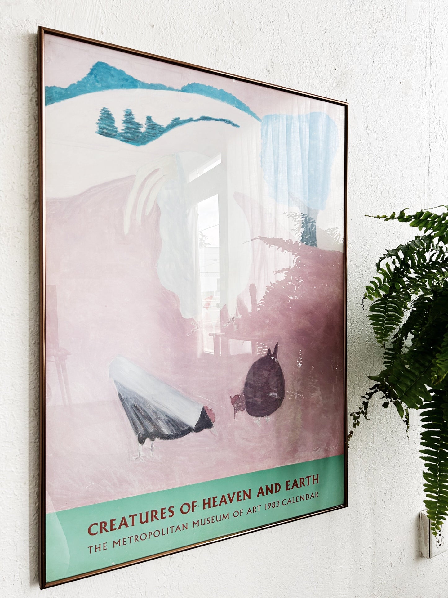 Vintage Milton Avery Framed Gallery Poster