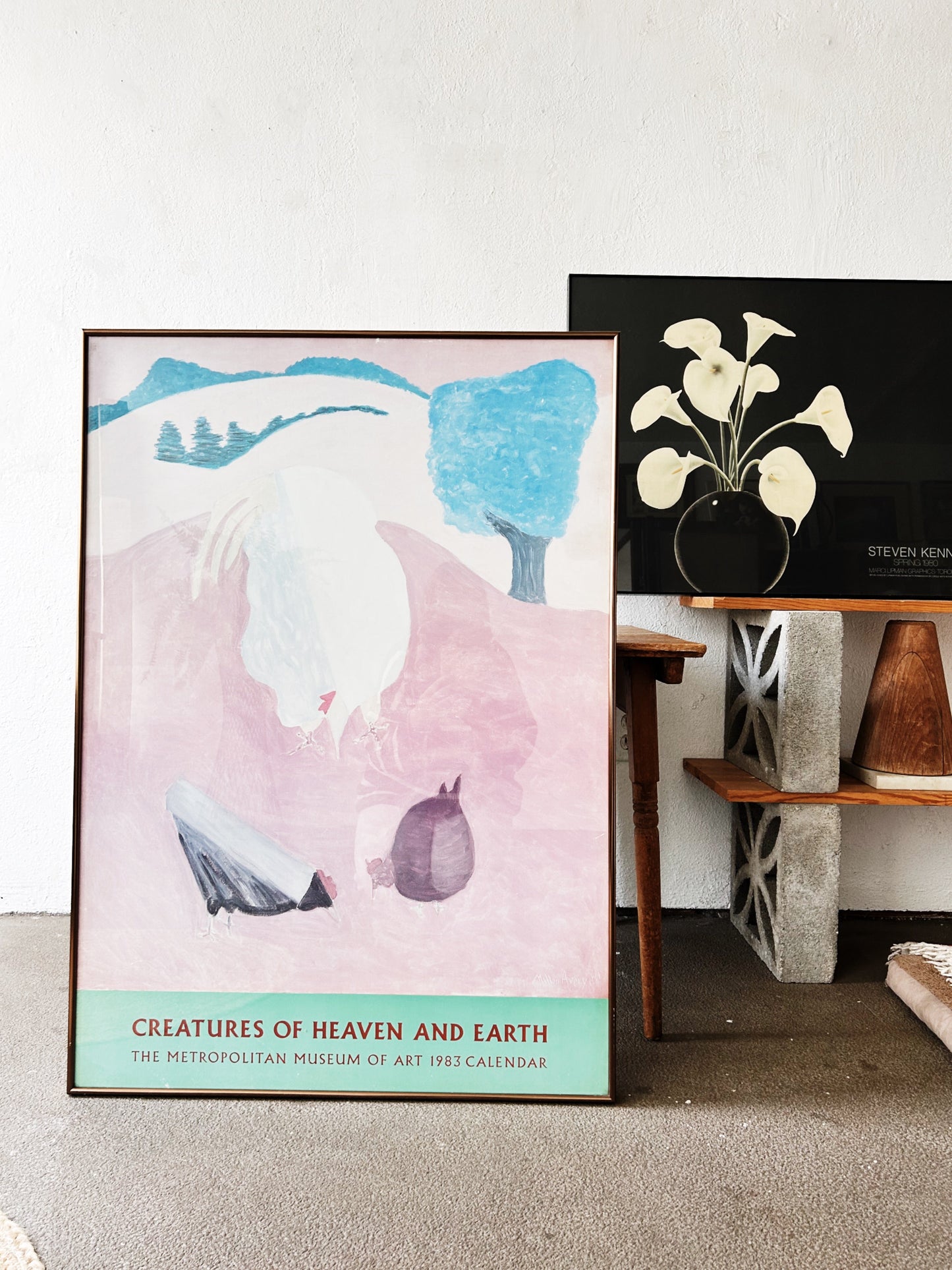 Vintage Milton Avery Framed Gallery Poster