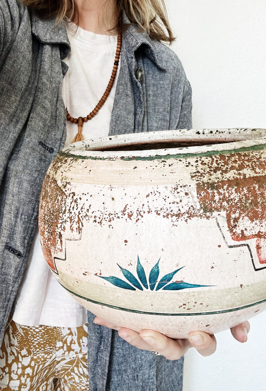 Large Vintage Terra Pot