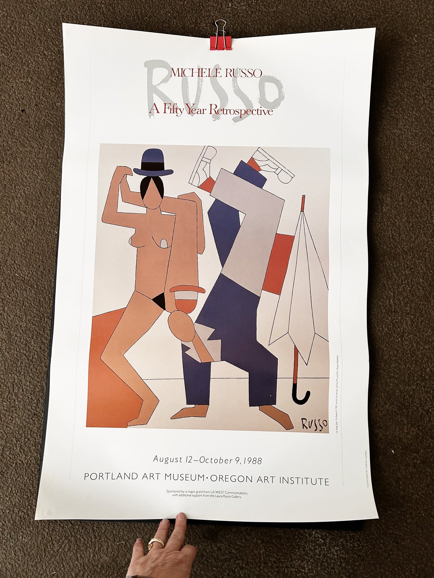 Michele Russo Retrospective  Portland Art Museum c1988