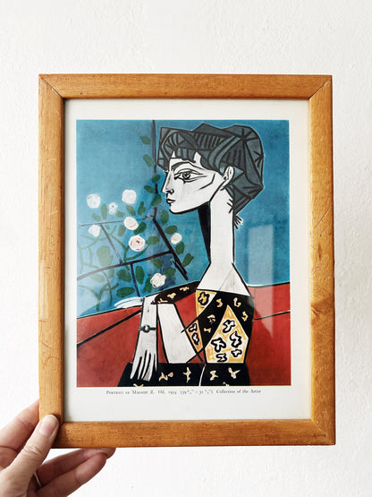 Vintage Framed Picasso Book Plate