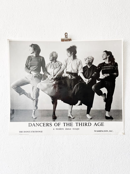 Vintage 1981 Dancers of the Third Age Poster