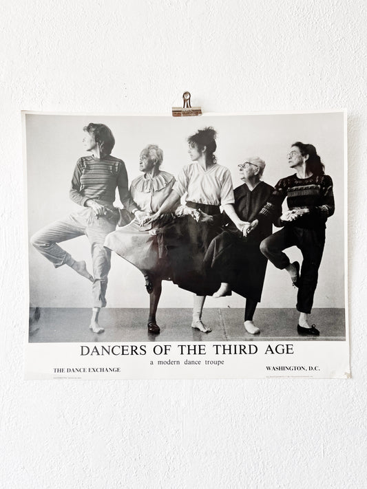 Vintage 1981 Dancers of the Third Age Poster