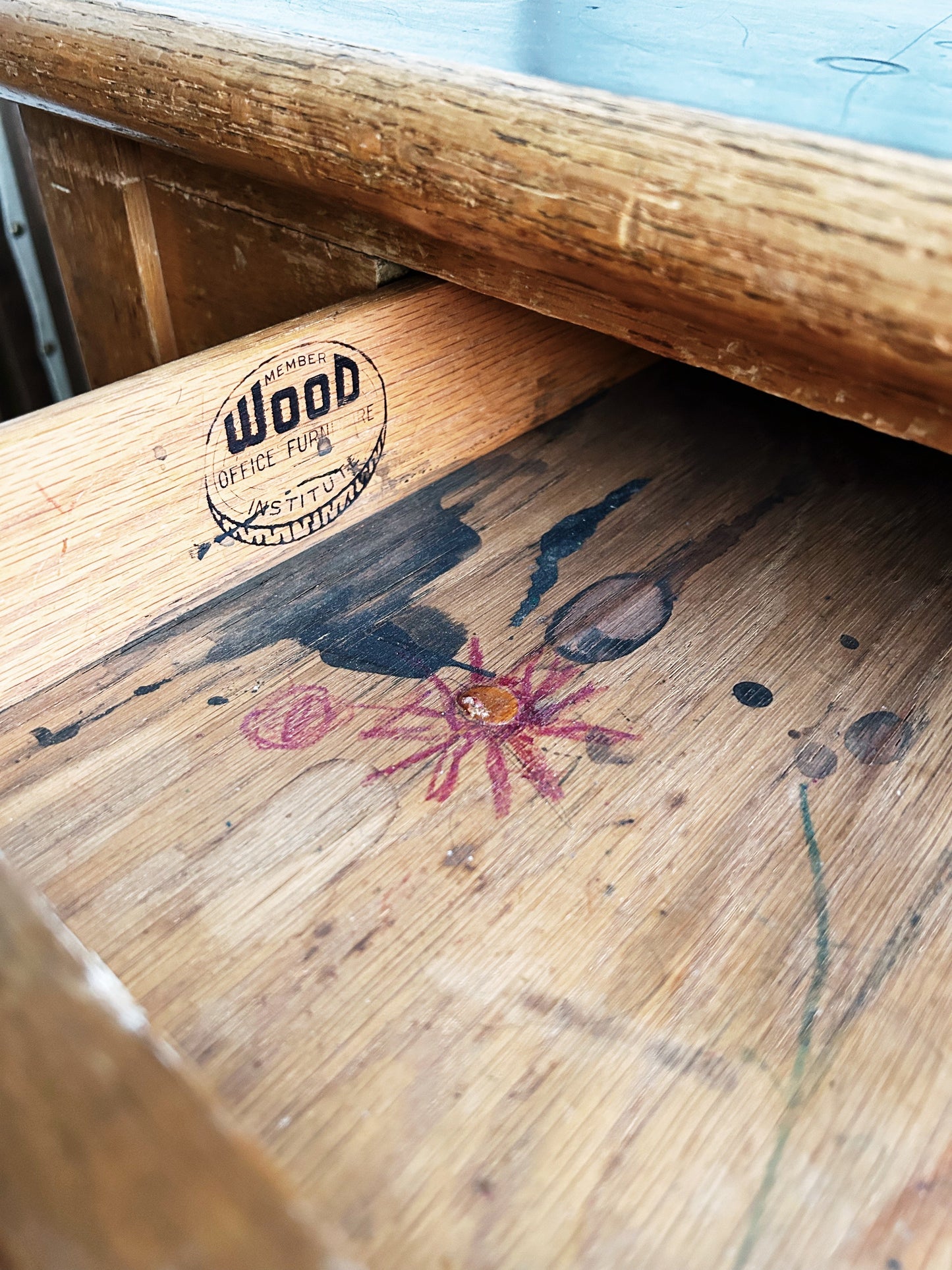 Large Antique Desk / Work Table