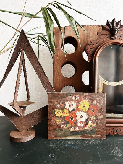 Vintage Floral Still Life Painting