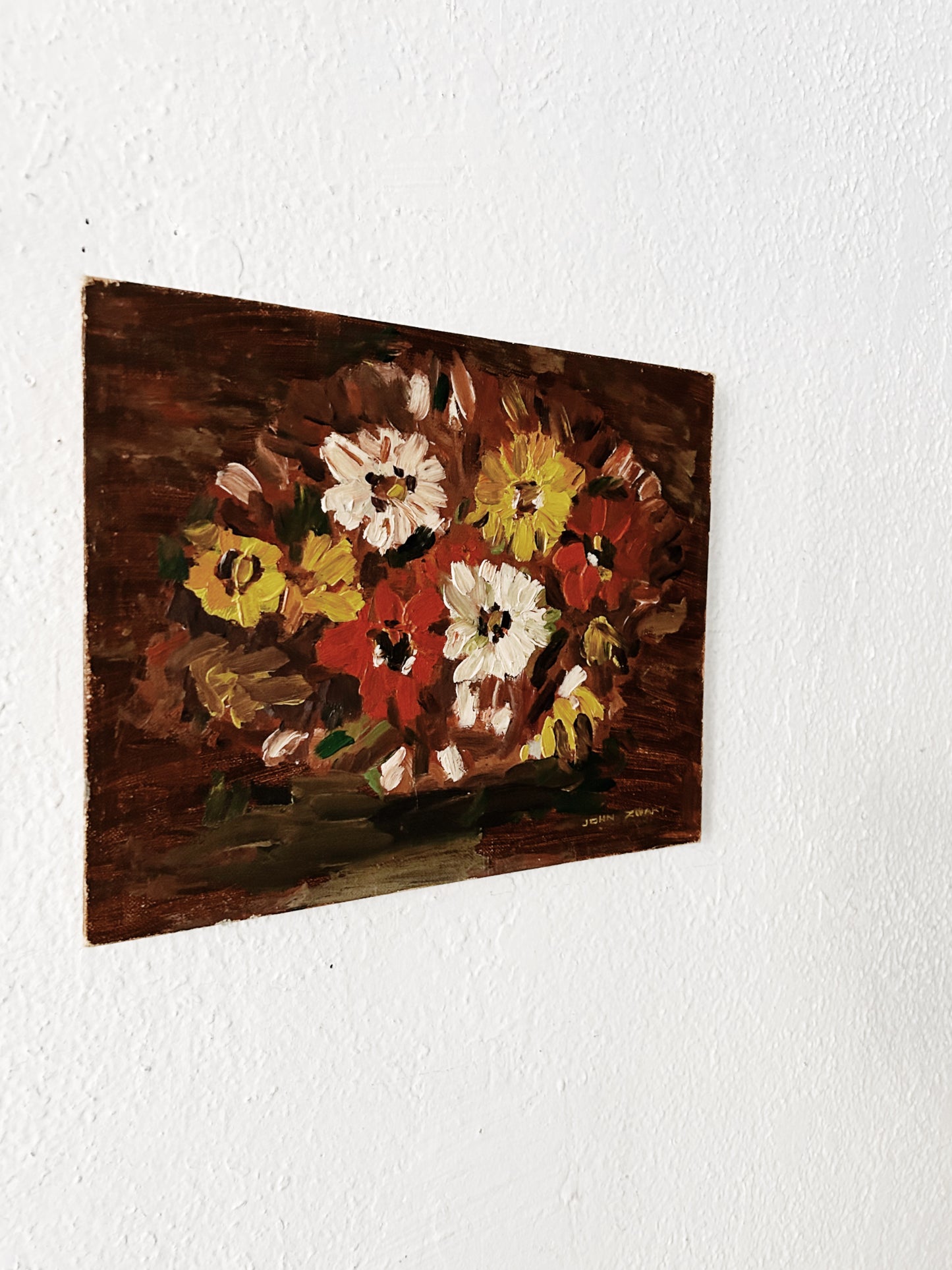Vintage Floral Still Life Painting