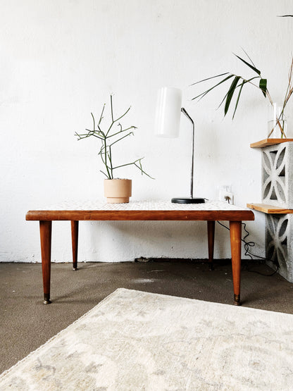 Mid Century Mosaic Tile Coffee Table