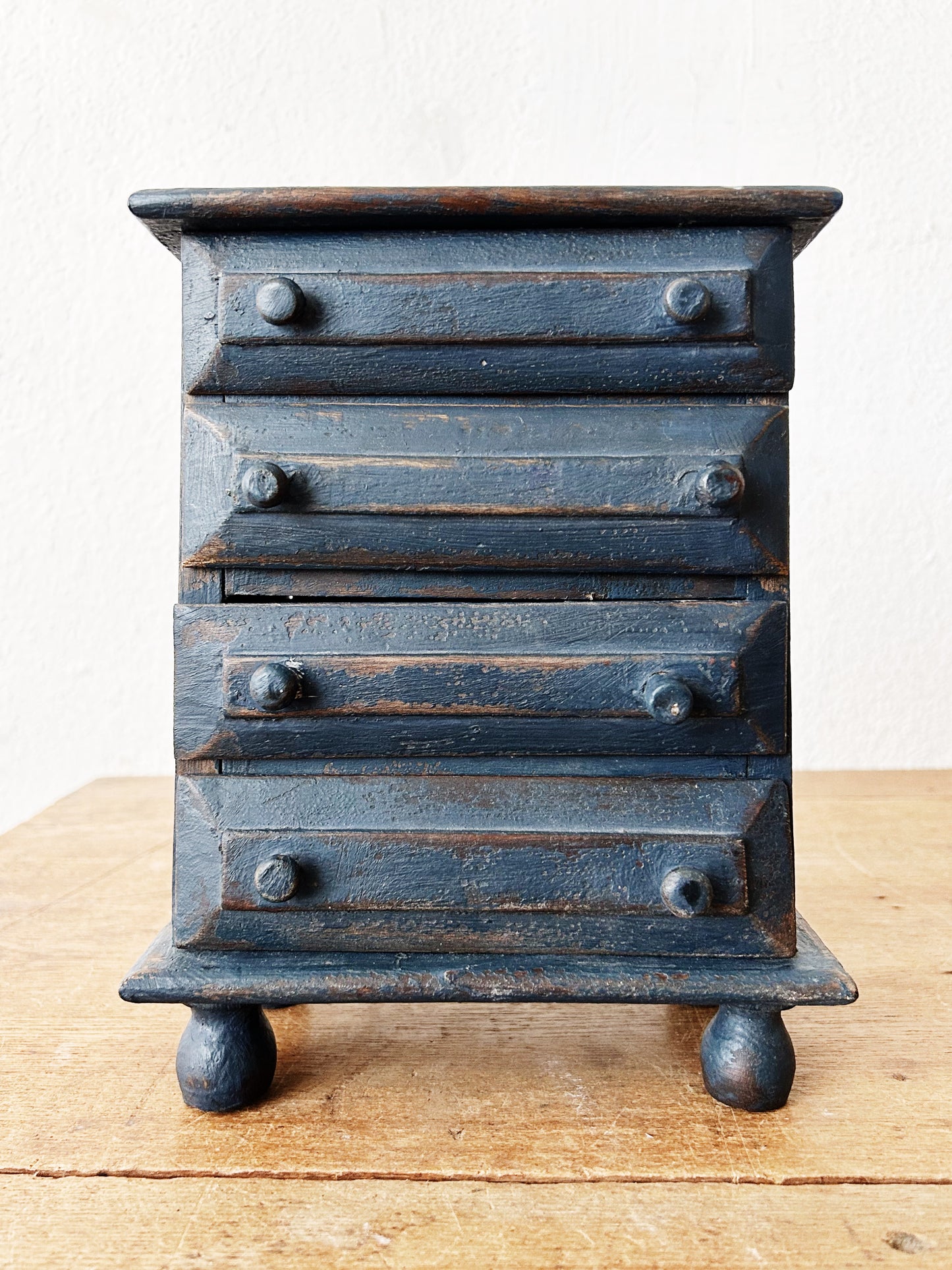 Vintage Wood Jewelry Chest