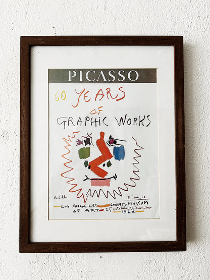 Vintage Framed Picasso Art Print