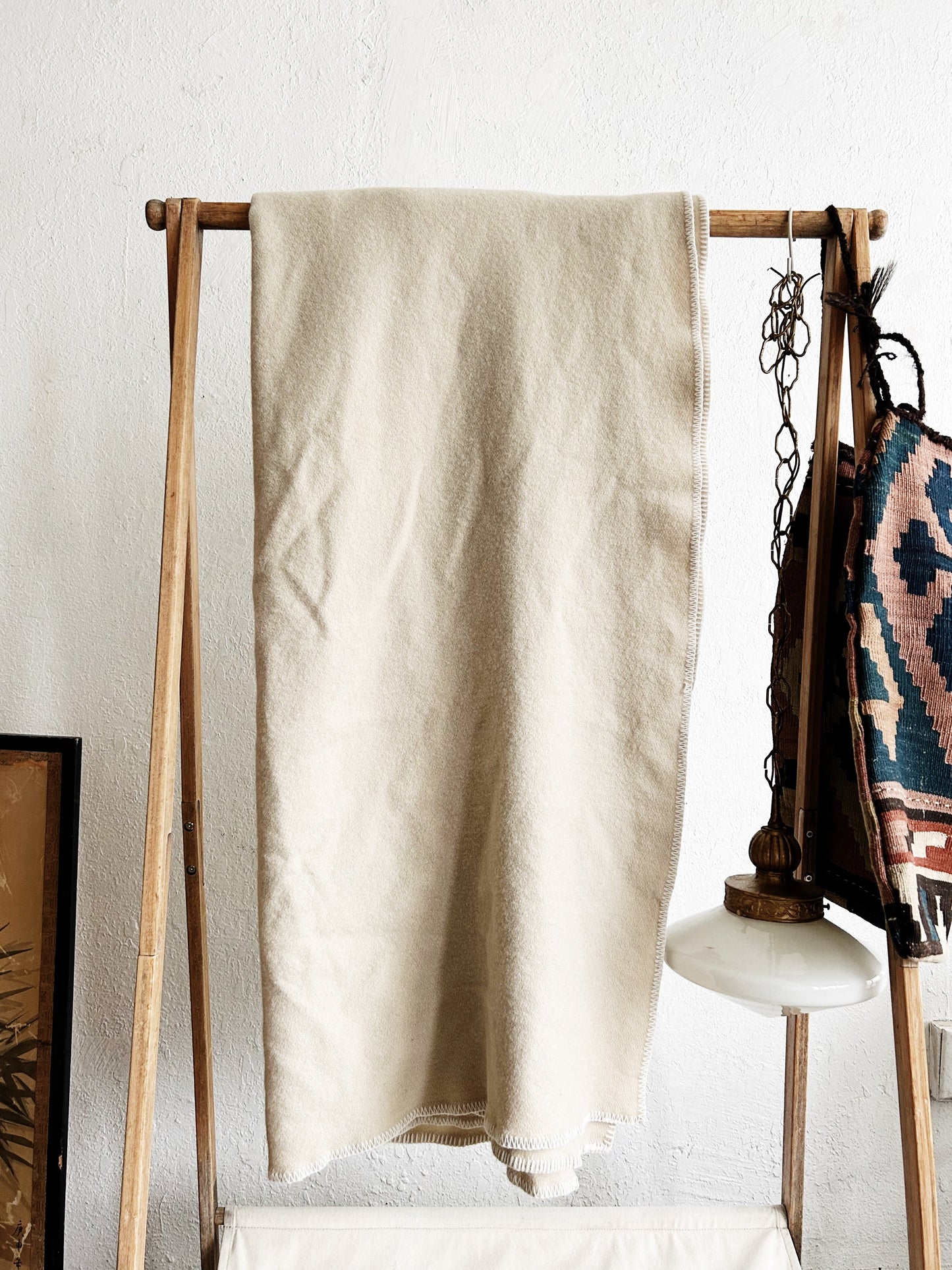 LL Bean Washable Wool Blanket Queen