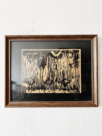 Vintage Carson Smith Woodcut