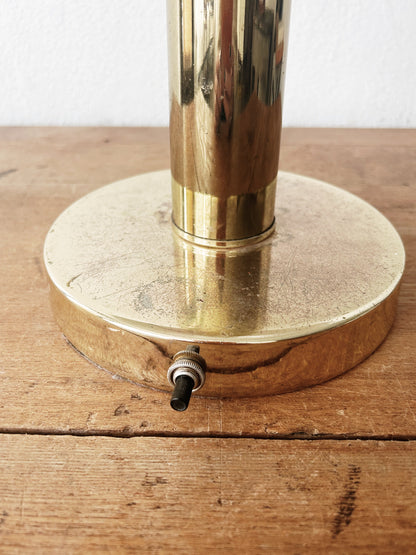 Vintage Brass Lamp with Shade