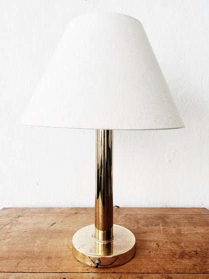 Vintage Brass Lamp with Shade