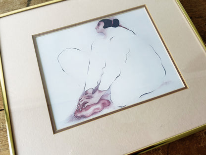 Vintage Framed RC Gorman Litho