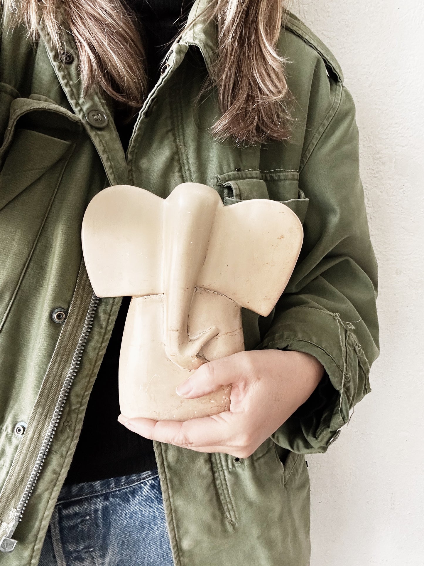 Vintage Soapstone Elephant