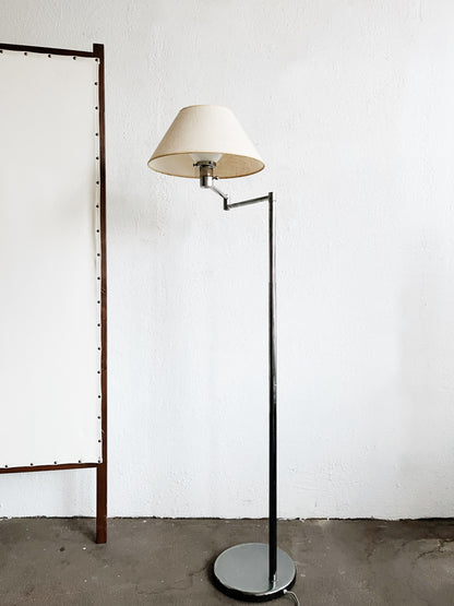 Walter Van Nessen Chrome Floor Lamp