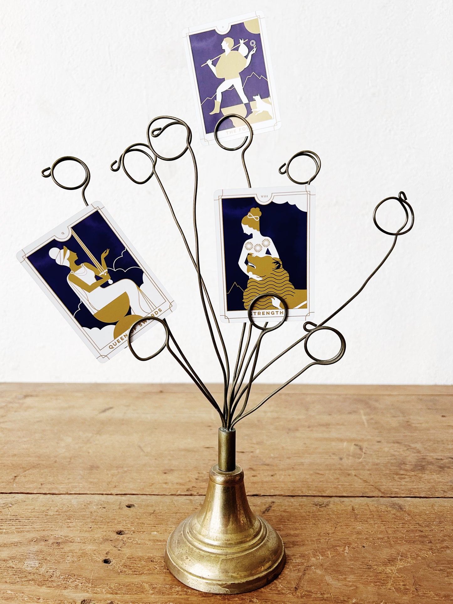 Vintage Metal Card/ Photo Holder